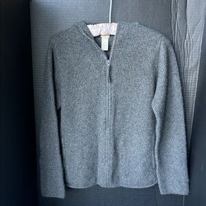J. Jill Cashmere Gray Sweater